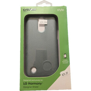Cricket wireless LG harmony phone case blue